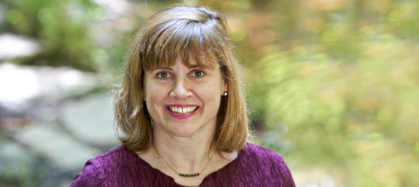 Katie Courtland smiling outside